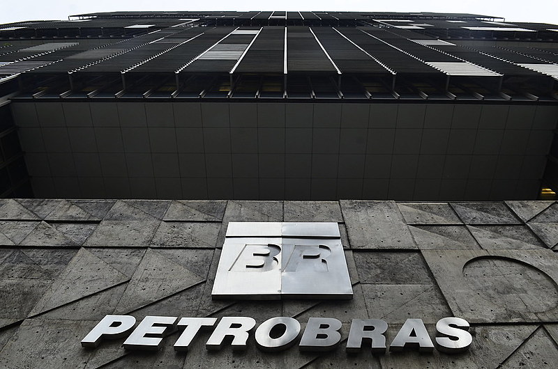 Edifício sede da Petrobras na Avenida Chile, centro do Rio de Janeiro.