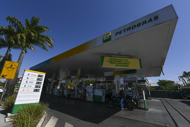 Posto de combustível da Petrobras em Brasília/DF. Foto: Edilson Rodrigues/Agência Senado.