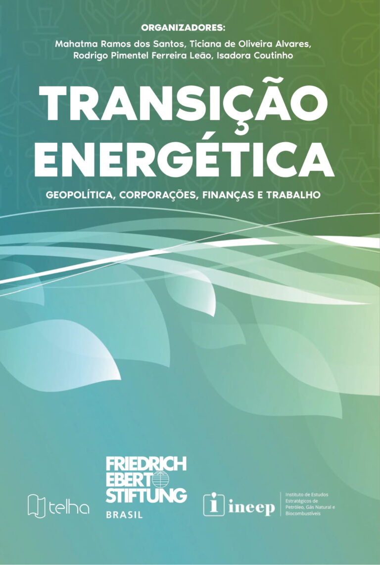 Capa do livro "Transição Energética: geopolítica, corporações, finanças e trabalho".